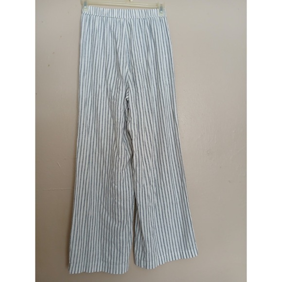 Marine Layer Pants Small Allison Linen Hemp Wide Leg Pull On Cottage Boho Beach - Picture 6 of 13